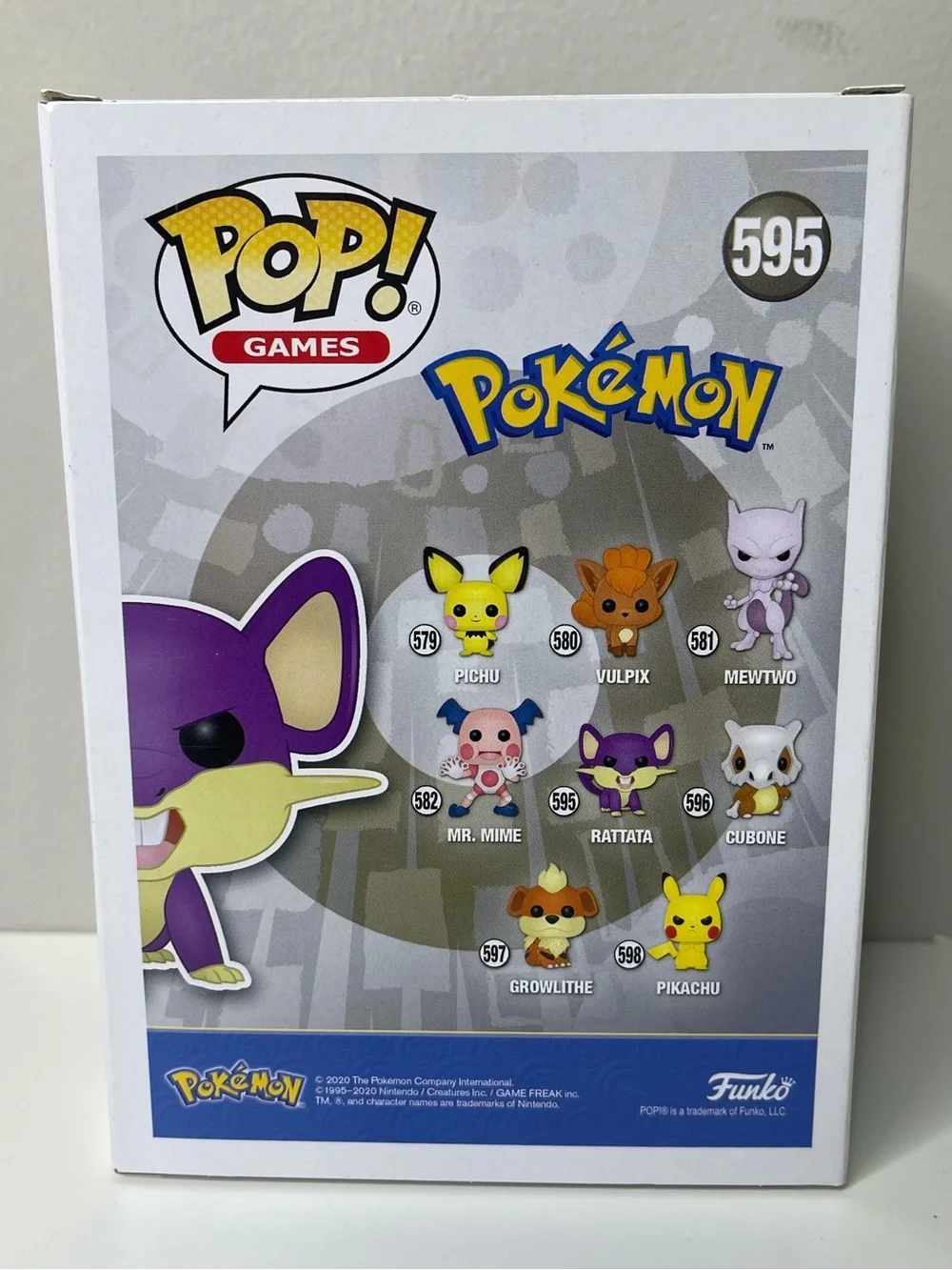 Funko Pop! Vinyl Figure: Pokemon Rattata #595